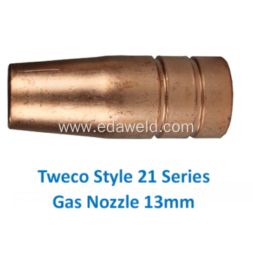 Tweco 21-50 13mm Gas Nozzle